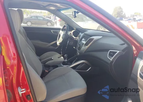 2013 Hyundai Veloster Base W/Gray из США, поврежденный, VIN KMHTC6AD7DU157057